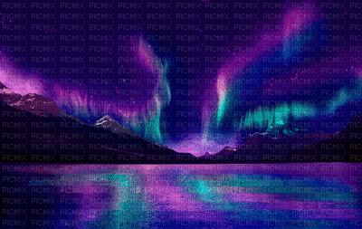 Aurora Borealis - Bezmaksas animēts GIF