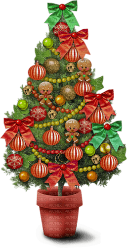 christmas tree by nataliplus - png ฟรี