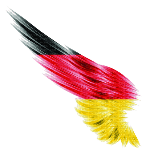 German Flag Wings - zdarma png