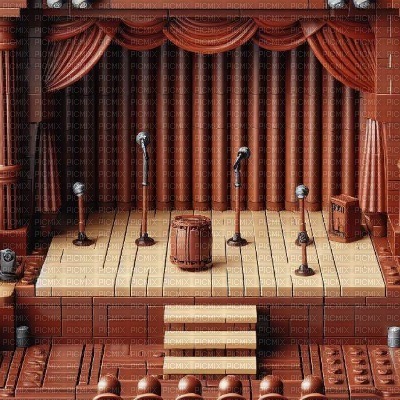Wooden LEGO Stage - фрее пнг