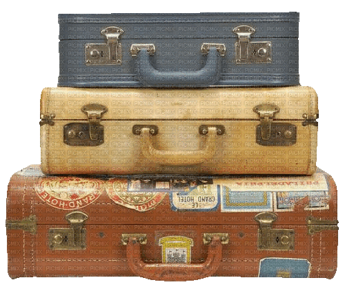 Suitcase. Leila - GIF animate gratis