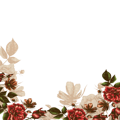 Y.A.M._Vintage Summer Flowers Decor - Free PNG