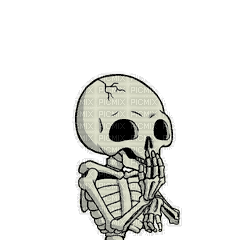 Skeleton Pun - Бесплатни анимирани ГИФ