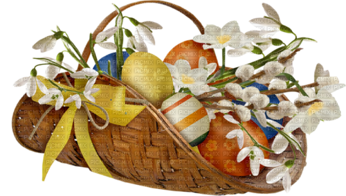Osterkorb - ingyenes png