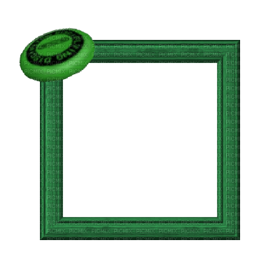 Small Green Frame - darmowe png