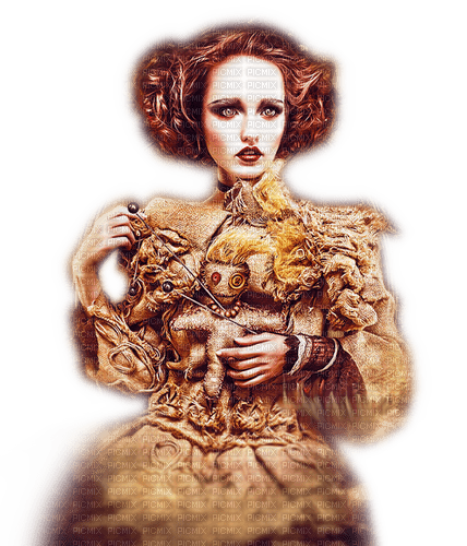 Rena brown Gothic Woman Frau - δωρεάν png