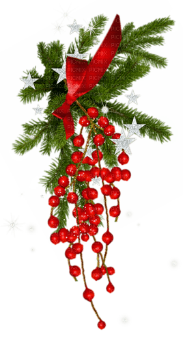Christmas.Cluster.White.Green.Red - kostenlos png