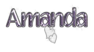 Kaz_Creations Names Amanda - Nemokamas animacinis gif