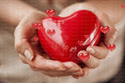 serce na dłoni - Ingyenes animált GIF