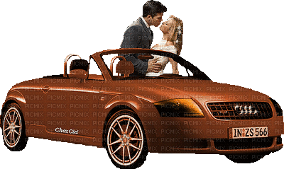 car bronze orange bp - Zdarma animovaný GIF