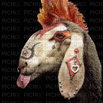 mouton punk - GIF animado grátis