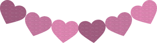 sm3 pink valentine scrap sticker heart png - png gratuito
