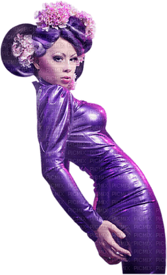 Kaz_Creations Woman Femme Purple - zdarma png