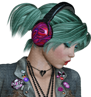 Kaz_Creations Woman Femme Emo Girl - δωρεάν png