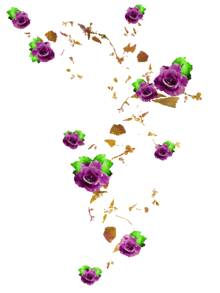 soave deco flowers rose branch animated purple - Bezmaksas animēts GIF