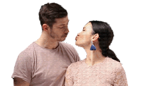 nụ hôn 2a5d - Бесплатный анимированный гифка