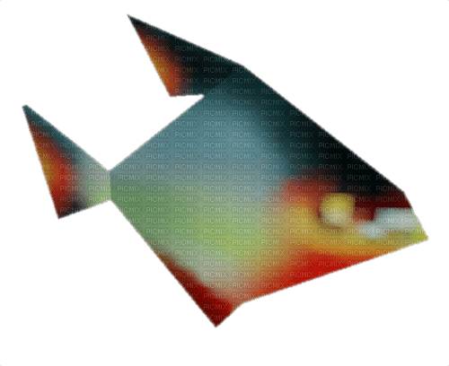 low poly fish - фрее пнг