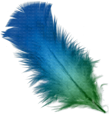 feather feder feathers ressort deco  effect tube blue - PNG gratuit