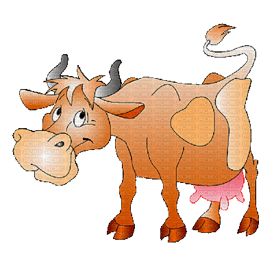 cow kuh rind vache farm animal gif anime animated animation tube animals  animaux, cow , kuh , rind , vache , farm , animal , gif , anime , animated  , animation , tube , animals , animaux - Free animated GIF - PicMix