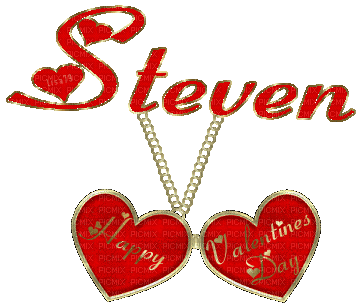 Name. Steven. Valentine - Bezmaksas animēts GIF