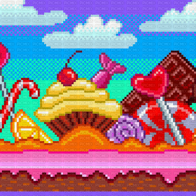 Candy Background - GIF animasi gratis