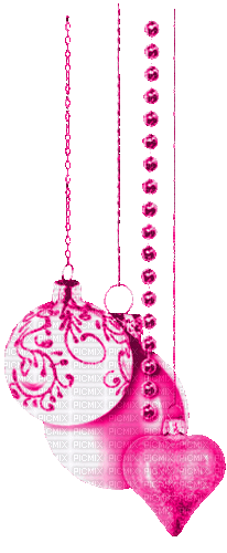 Ornaments.Pink.Animated - KittyKatLuv65 - GIF เคลื่อนไหวฟรี