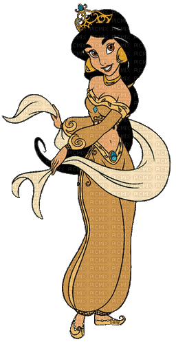 Aladdin jasmine - Zdarma animovaný GIF
