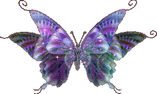 Animated Colorful Butterfly, butterfly , butterflies , purple , green ,  animated , animation , glitter , spring , wildlife , fly , sparkle , deco ,  decoration , wings - Free animated GIF - PicMix