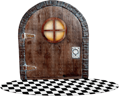door tür porte passage medieval middle age floor wood brown tube  room chambre zimmer - zadarmo png