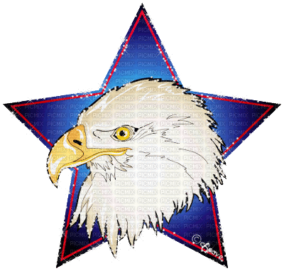 soave deco eagle star patriotic usa 4th july - 無料のアニメーション GIF