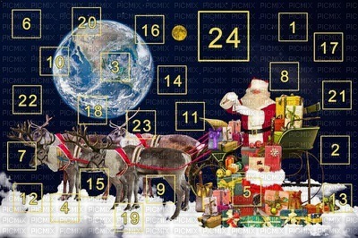 Advent calendar , joulukalenteri - ingyenes png