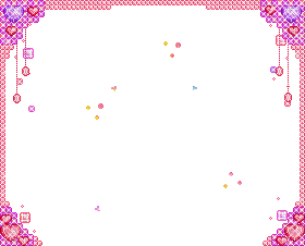 Pink Cute Pixel Frame (Unknown Credtis) - GIF animado gratis