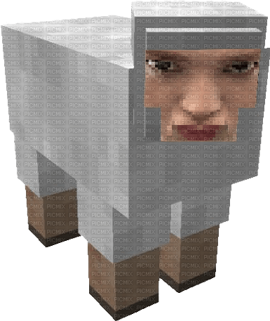 taeyong minecraft sheep - 免费PNG