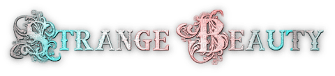 soave text strange beauty surreal pink teal - PNG gratuit