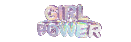 girl power - GIF animado grátis