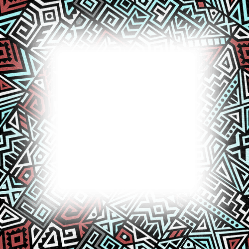 texture african geometric frame dolceluna - 無料png