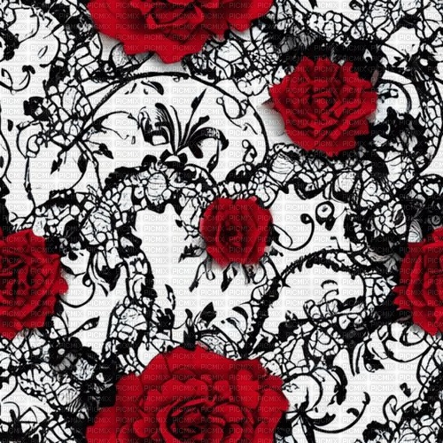 fantasy rose gothic background - 無料png