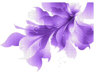 Flower, Flowers, Purple 2, Deco, Decoration, GIF Animation - Jitter.Bug.Girl - Bezmaksas animēts GIF