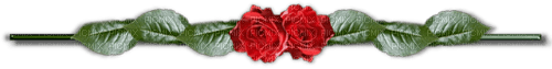 dolceluna red rose border - zadarmo png