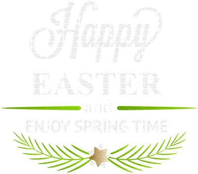 Kaz_Creations Deco Easter Text Logo Happy Easter - Free PNG