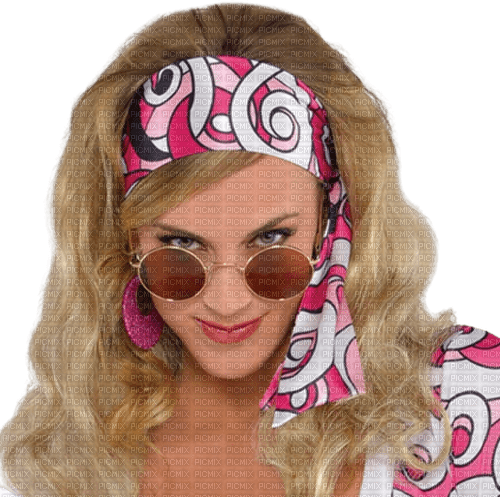 Kaz_Creations Woman-Femme-Hippy-Costume - Free PNG