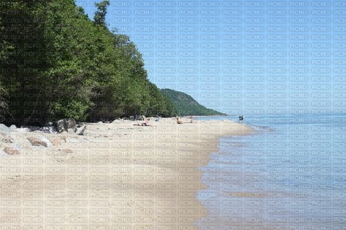 landskap strand och hav - 無料png