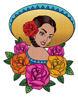 Mexican woman bp - 免费PNG