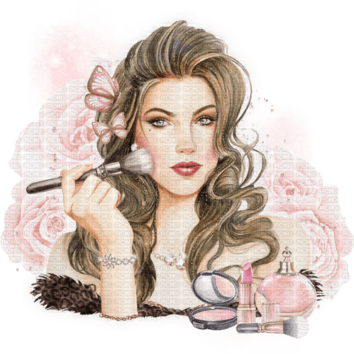 kikkapink woman makeup - бесплатно png