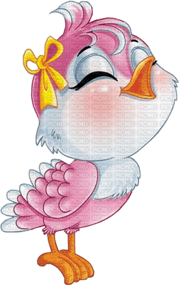 Kaz_Creations Cute Bird Pink - png gratis