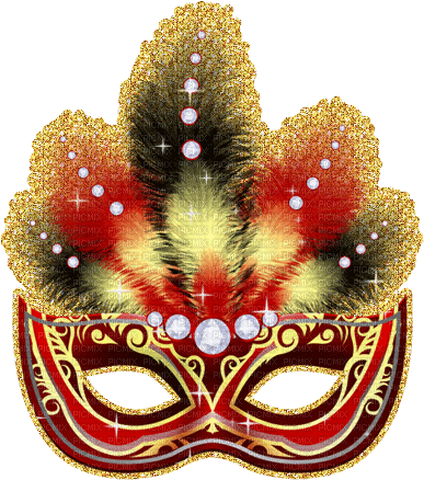 Carnival. Mardi Gras. Mask. Leila - Gratis animeret GIF