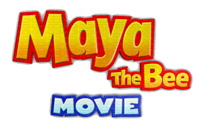 Y.A.M._Cartoons Maya Bee text - Free PNG