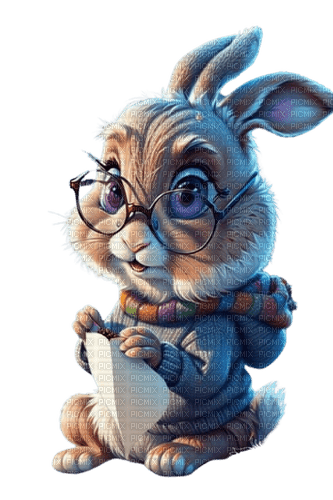 loly33 lapin hiver - Free PNG