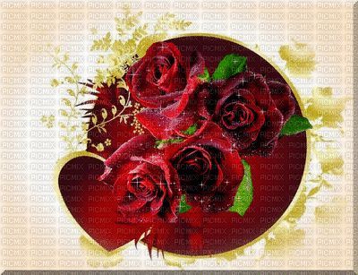 coeur rouge - Gratis animerad GIF