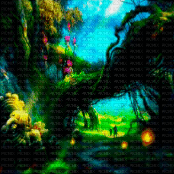 fantasy background by  nataliplus - GIF animé gratuit